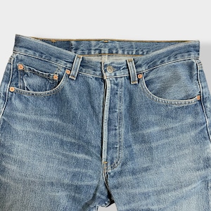 【LEVI'S】90s USA製 501 デニム ジーパン ジーンズ  ボタンフライ 刻印501 アルバカーキ工場 W31 L32リーバイス US古着