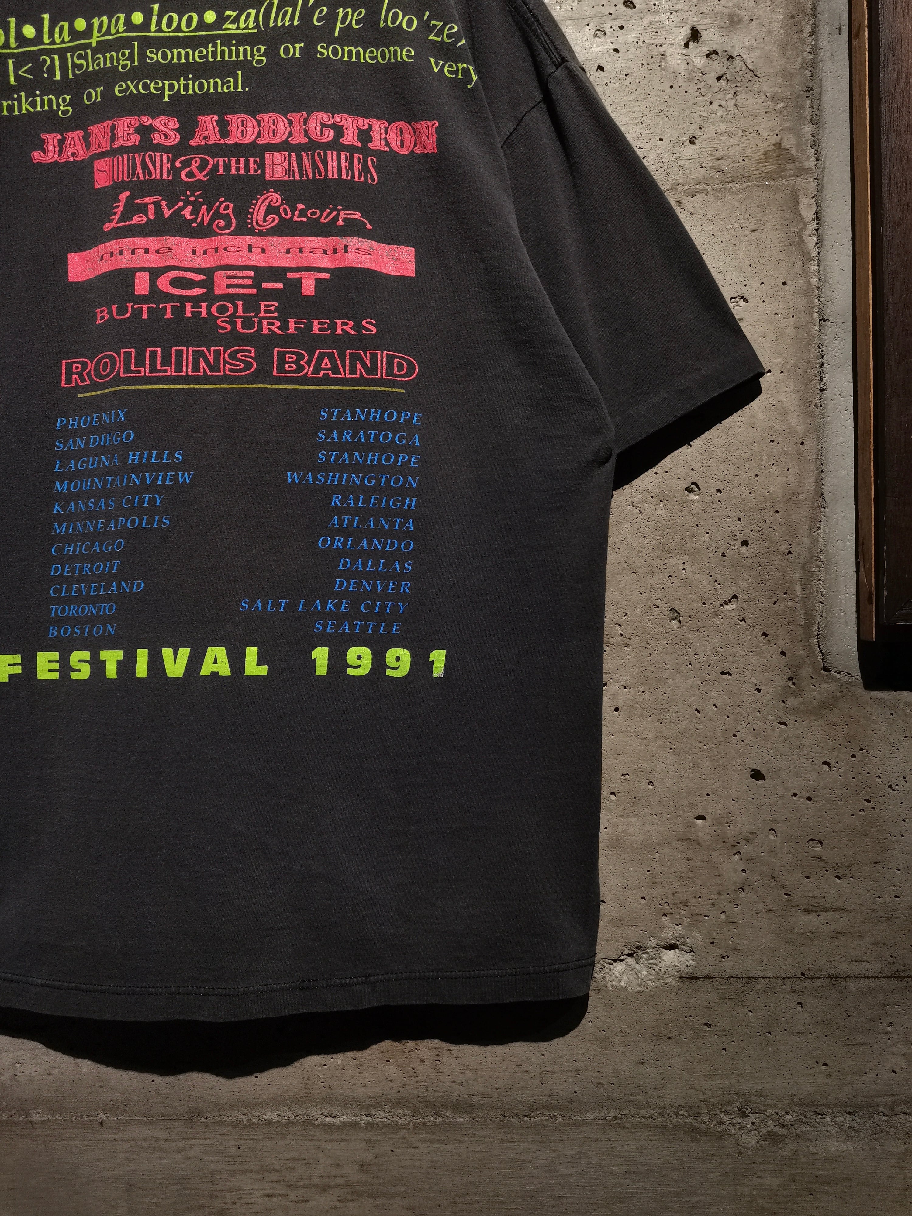 Caka】Lollapalooza 1991 Vintage Tee | Caka(カカ）下北沢古着屋