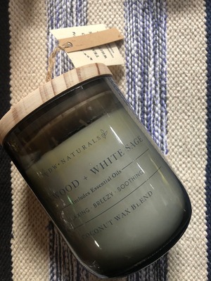 【DW Home Candles】TEAKWOOD &  WHITE SAGE 17.7oz【アロマキャンドル】