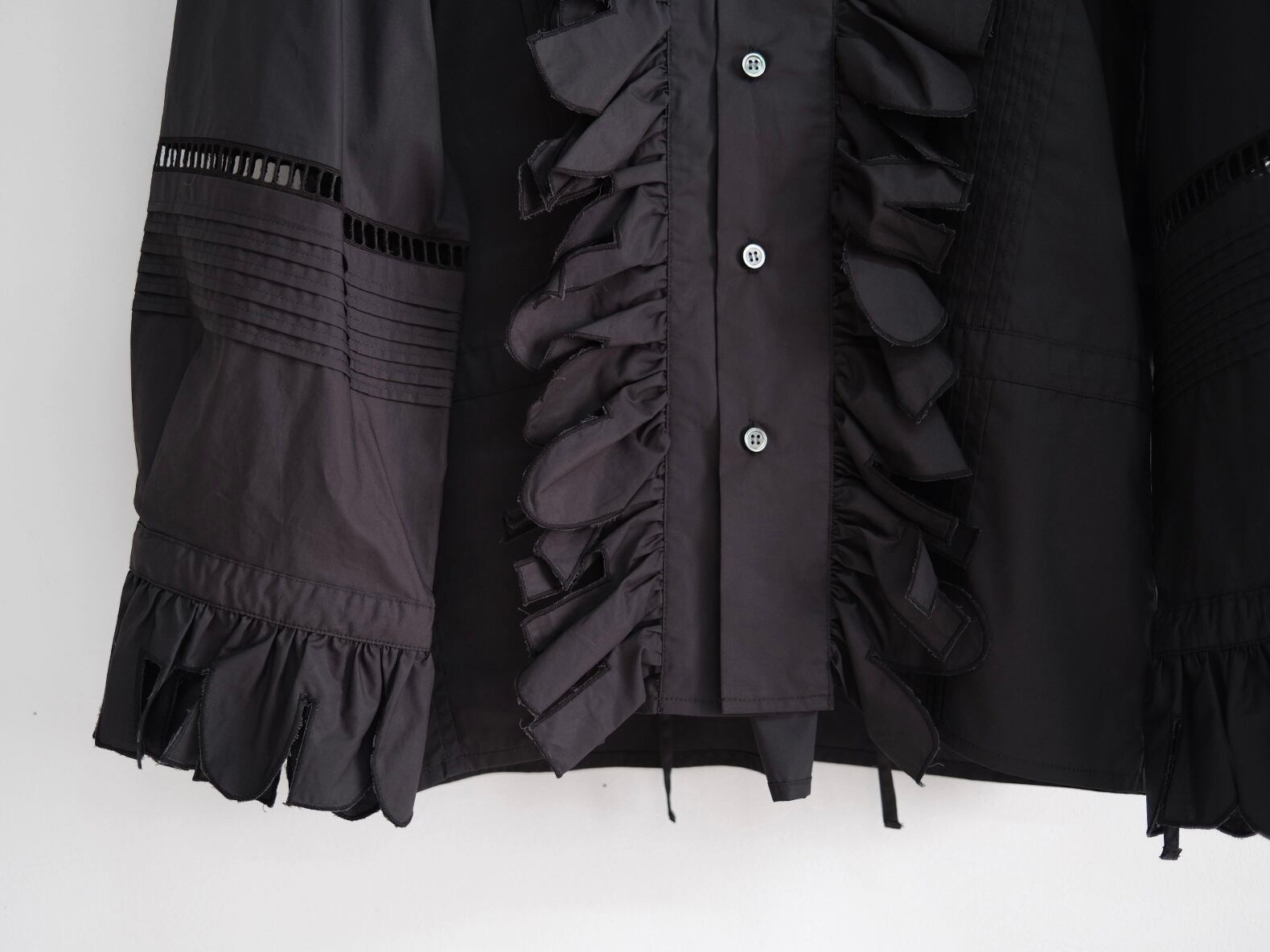 JUN MIKAMI “ ラッフルSH “ BLACK | Lapel online store