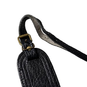 RALPH LAUREN black leather shoulder bag
