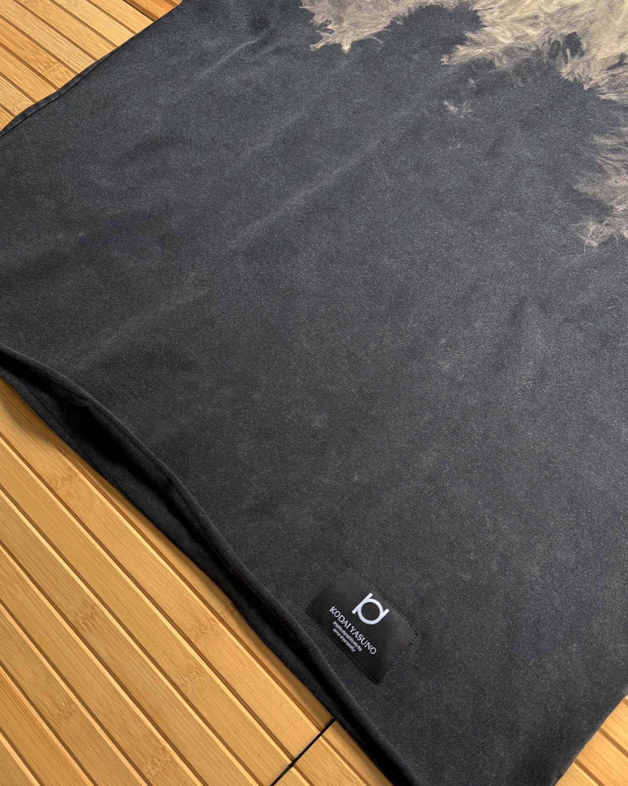 【セットアップ可】タイダイブリーチビッグシルエット半袖Tシャツ Cafe time