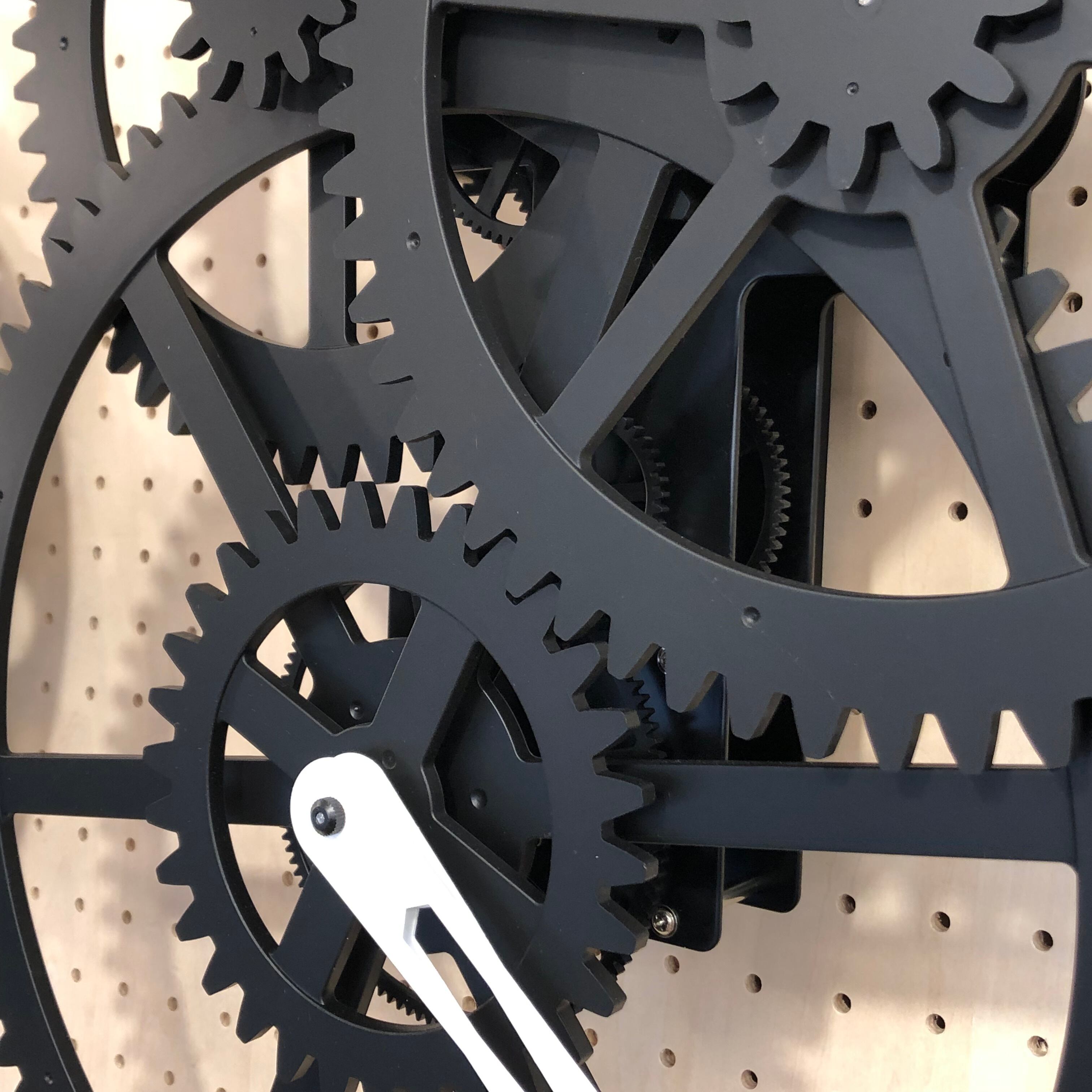 【KIKKERLAND】Triple Gear Wall Clock Transit.