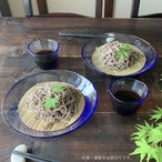 そば食器  潮騒 ガラス 2人 そば食器セット ざるそばセット ガラス そうめん 冷やし中華 日本製