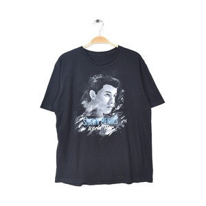 ショーンメンデス Tシャツ  黒 ブラック ポップス メンズM相当 Shawn Mendes 古着 @AE0001