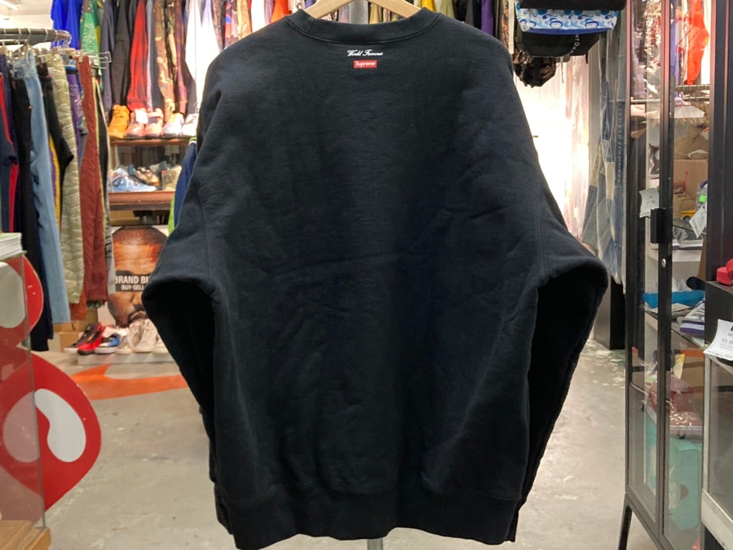 Supreme 20AW AERIAL CREWNECK BLACK XL 70KF6202 | BRAND BUYERS OSAKA 