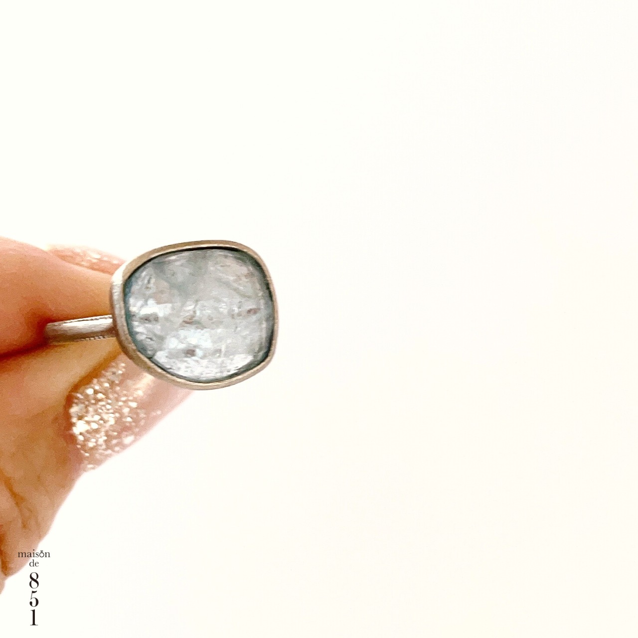 アクアマリンリング #13 | maison de 851 インディビジュアルジュエリー