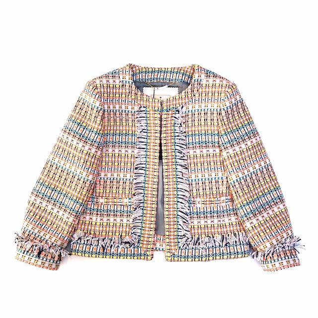 No Collar Jacket／MULTI MIX