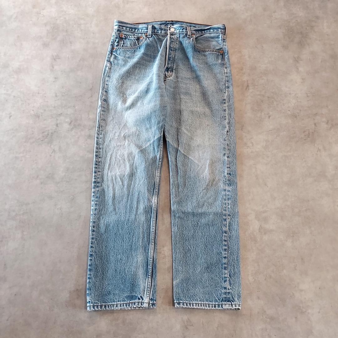 リーバイス501 Levis W36 青 90s USA製 古着 15936