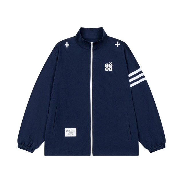 ロゴグラフィックアームラインジップアップジャケット 4col R02592