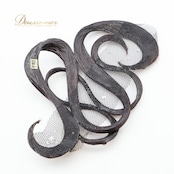 社交ダンス 小物 多美咲 ヘアオーナメント ビジュー ヘアアクセサリー つけ毛 つけ髪 デモ 競技 パーティ 発表会 ブラック系 ブラウン系 ヘアスタイル ダンス衣装 オシャレ コサージュ クリスタル ヘアセット フェスティバル