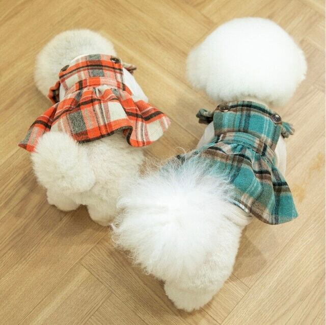 《予約》MM0001 Check Frill Dress