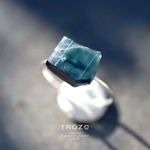 【007 Midnight Collection】 トルマリン 鉱物原石 14kgf / シルバー925 リング 天然石 アクセサリー