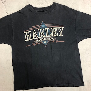 ⊕⊕ 1990'S HARLEY-DAVIDSON "BARTELS" T-SHIRT "GOOD FADE"