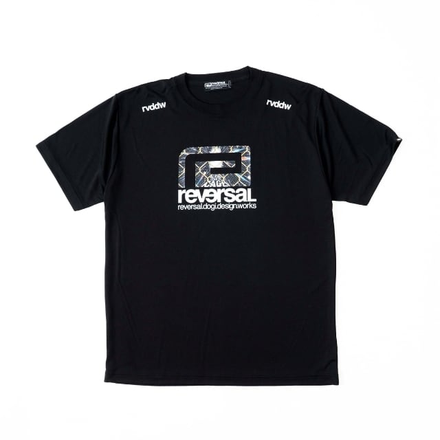 reversal】SPACE CAGE BIGMARK DRY TEE ドライメッシュTシャツ 半袖T