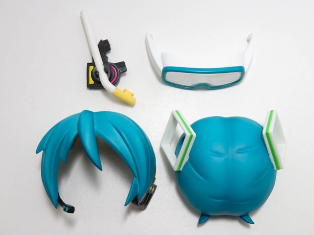 再入荷（Bランク）【339a】 初音ミク 水着Ver. Ａ賞 髪パーツ ツインテール　ねんどろいど