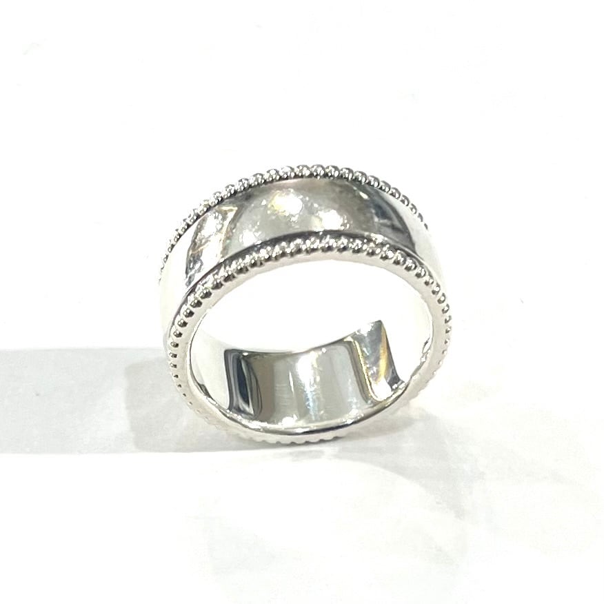 あさま専用　Tiffany & Co. 新品シルバーリング8号　リングのみ TIFFANY&CO】【8号】2637 T&CO. ミルグレイン エッジ リング SV925
