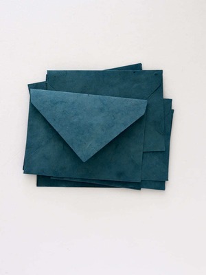 封筒 11x15cm / 10 Envelopes 11x15cm Bleu Lamali