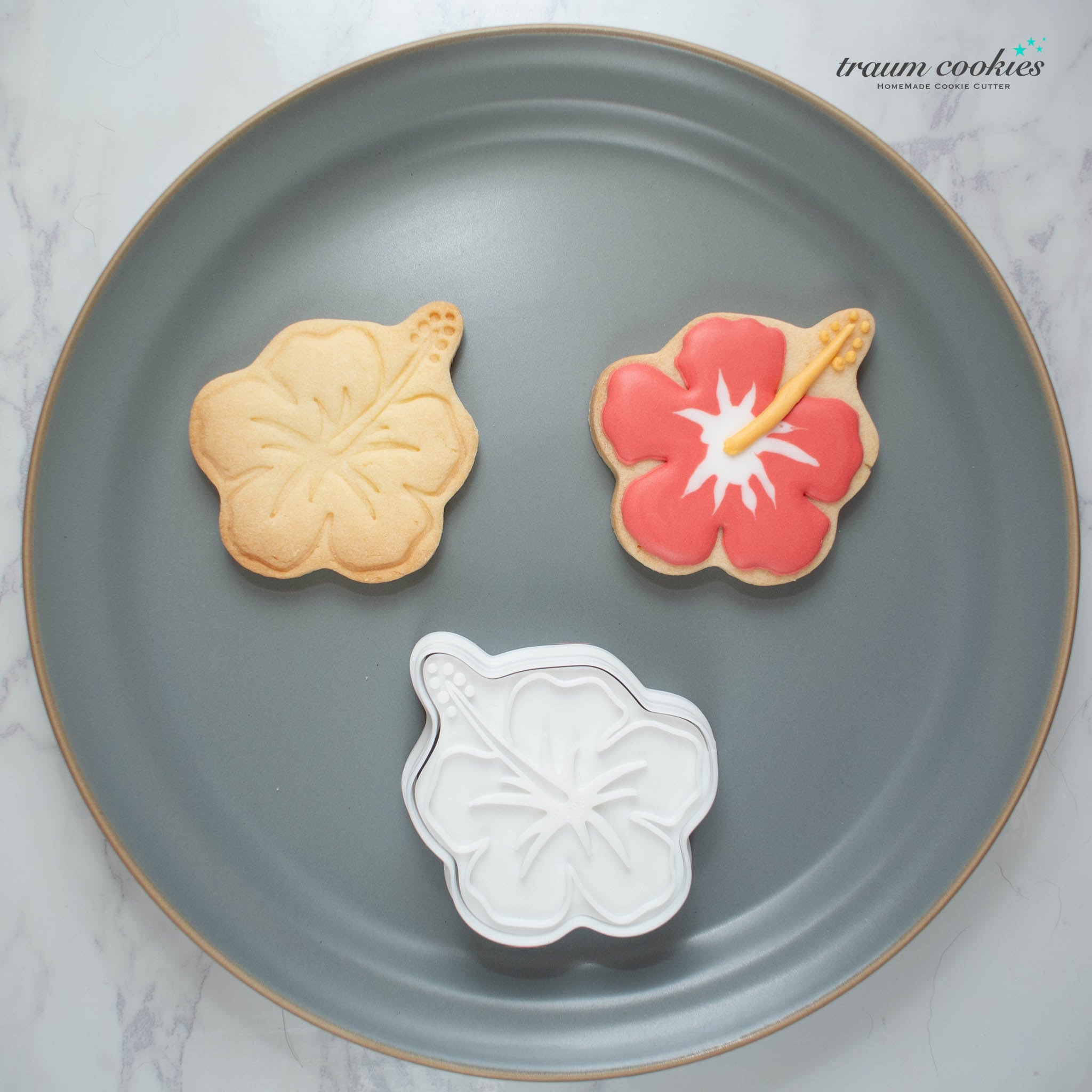 ハイビスカスのクッキー型《夏の植物、リゾート》 | traum cookies