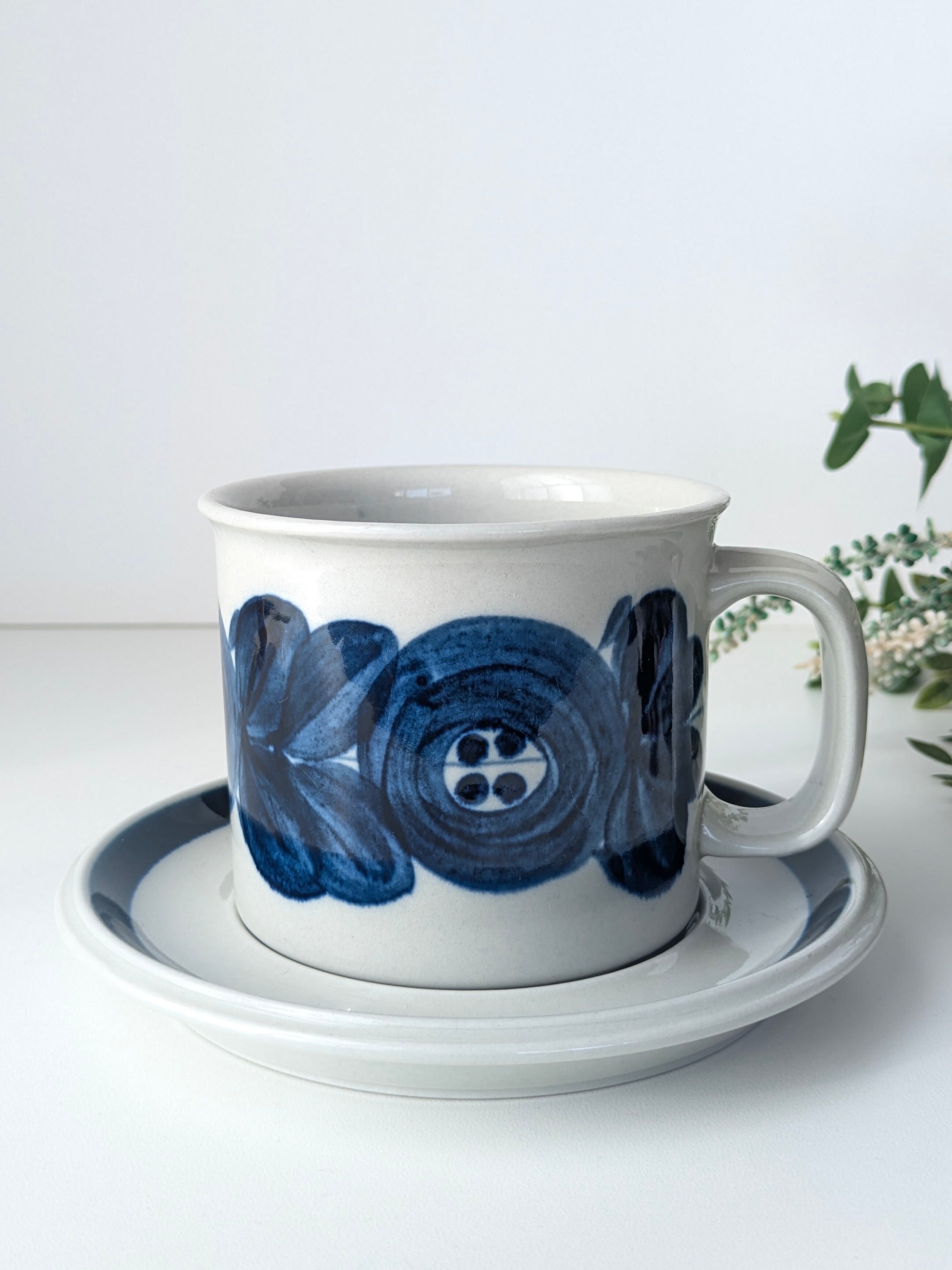 アラビア　アネモネ　ARABIA ARABIA アラビア Anemone アネモネ ティーカップ＆ソーサー - 北欧雑貨