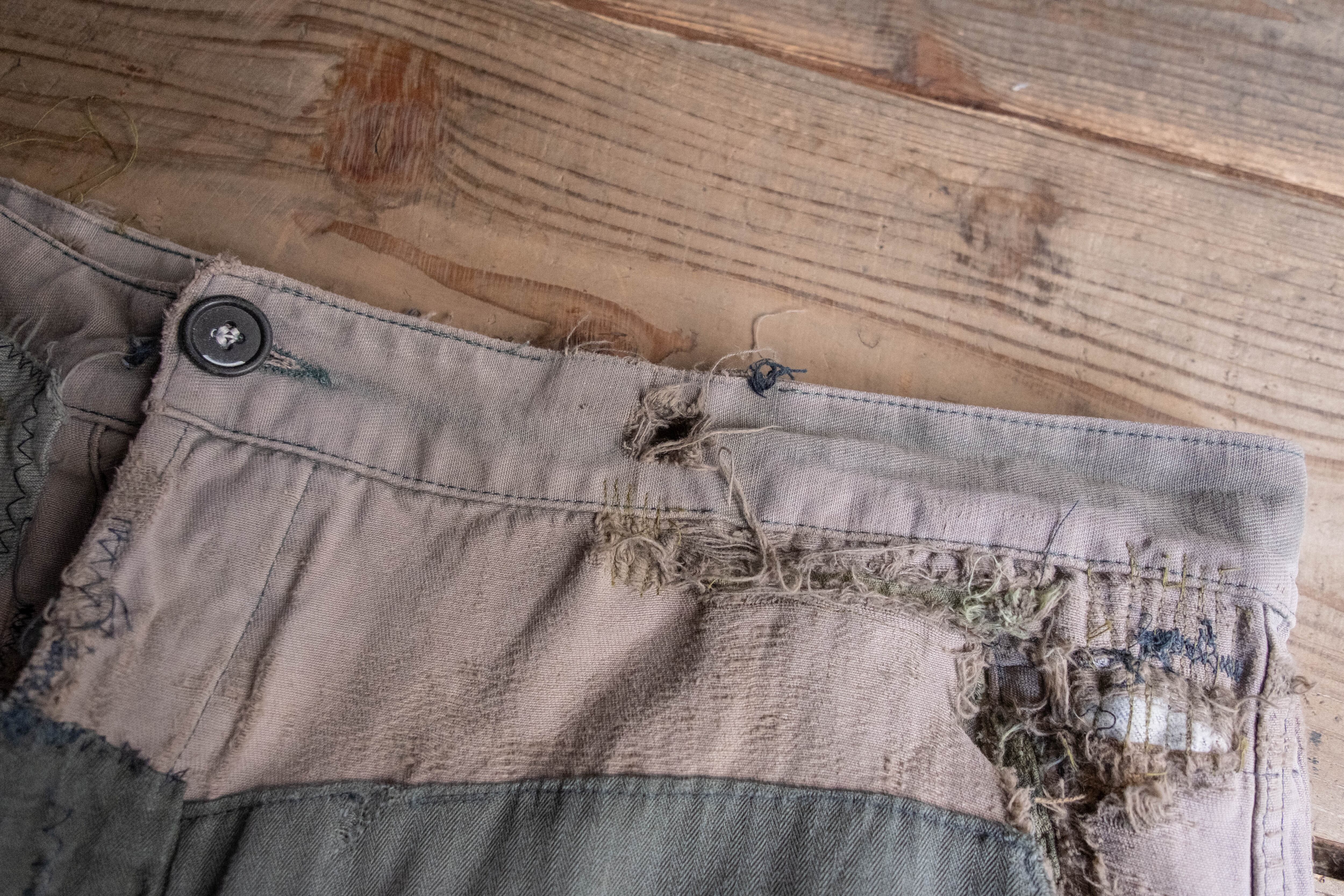1950-60s フランス パッチワークワークパンツ | militaria & encore