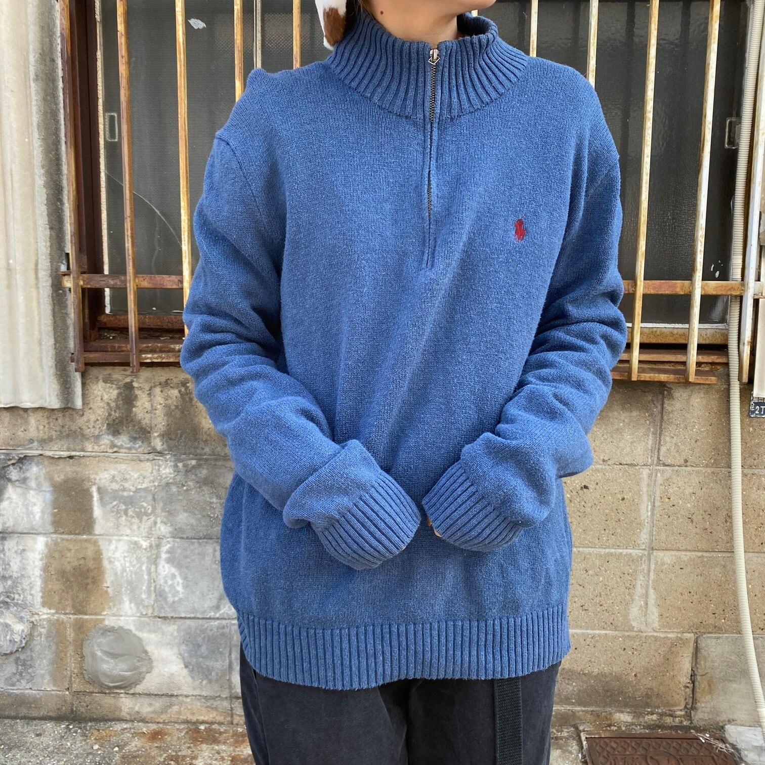 Polo by Ralph Lauren ポロバイラルフローレン ハーフジップ コットン 