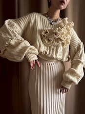 shell frill design remake knit-5129-1