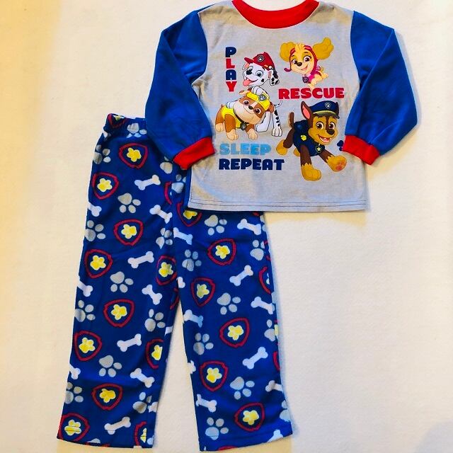 PAW PATROL フリースパジャマ 4T【アメリカ直輸入】