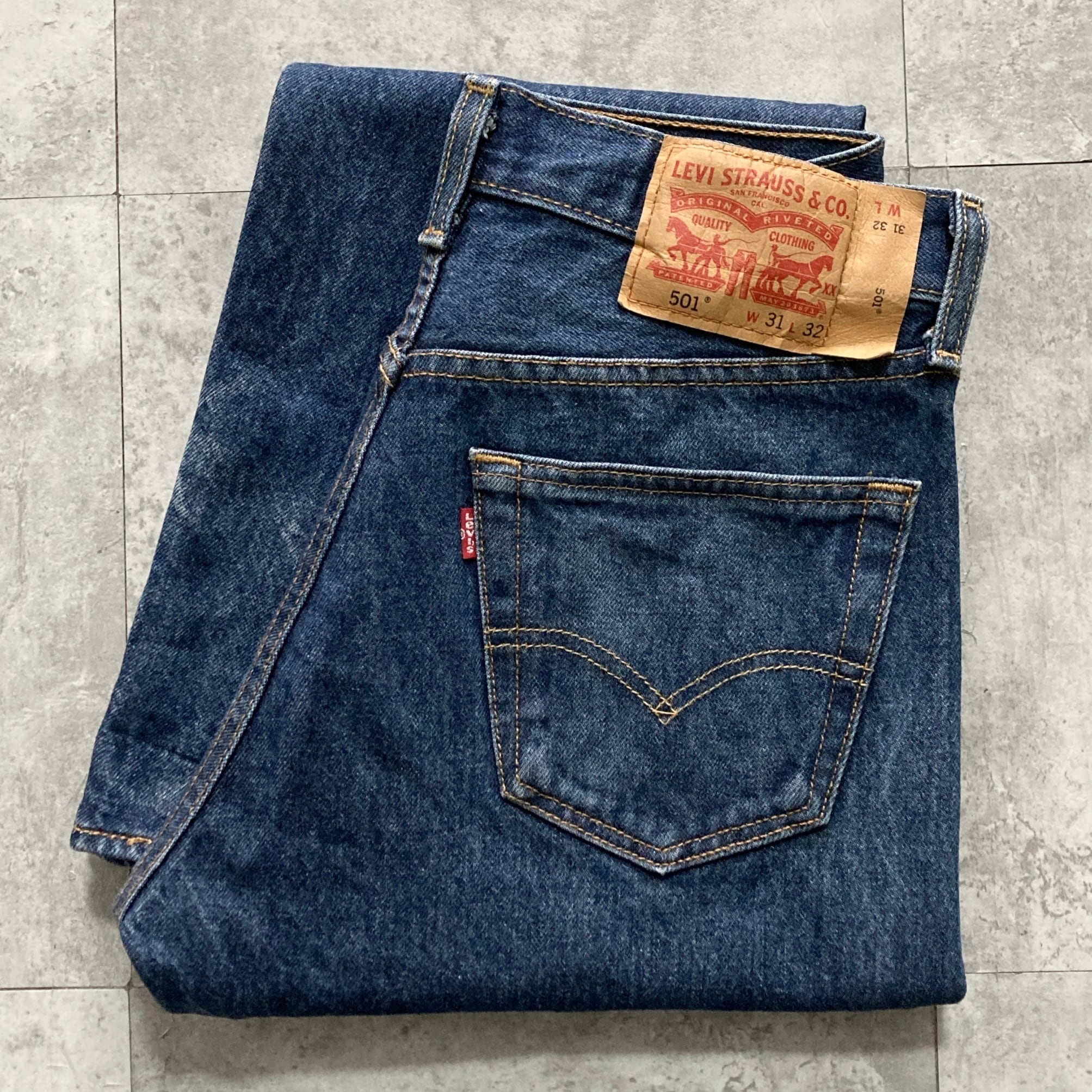 W34 L36】90's US.Levis 501 リーバイス サンアンジェロ工場(552