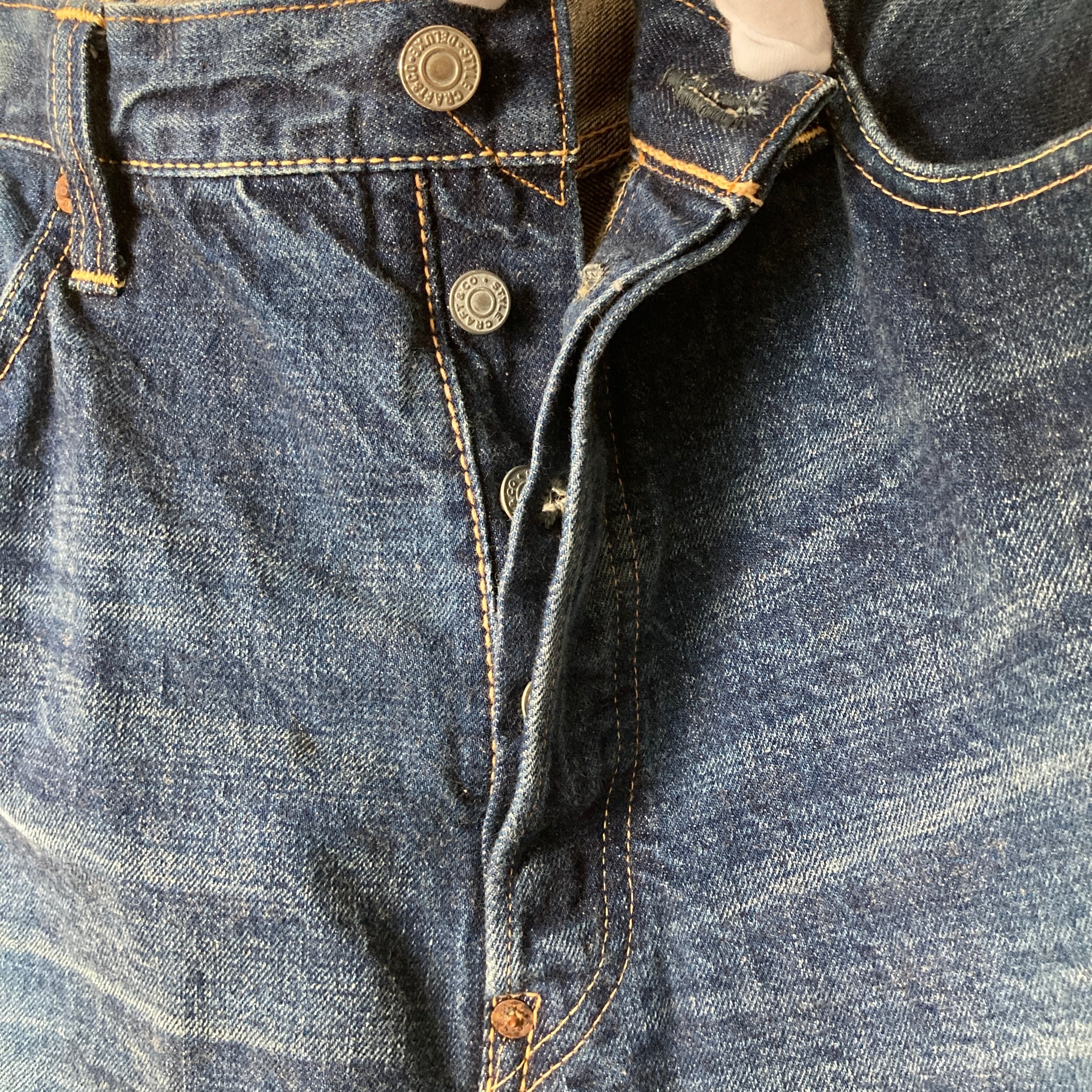 EVISU 塩谷 デニムパンツ W36 大カモメ 大黒 ストレート カモメ Used】EVISU 塩谷ブラザーズ 大黒カモメ デニムパンツ | LONELINESSEN