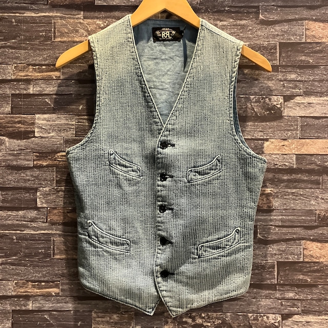 RRL INDIGO 刺し子 VEST