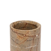 MARBLE TUMBLER - Rainforest Brown marble