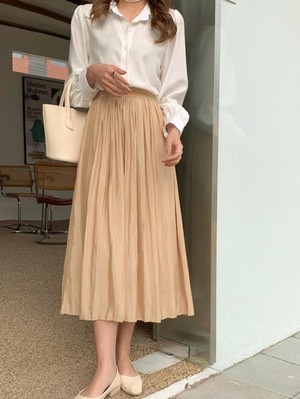 ミモレ丈フレアスカート　AJ2205-616