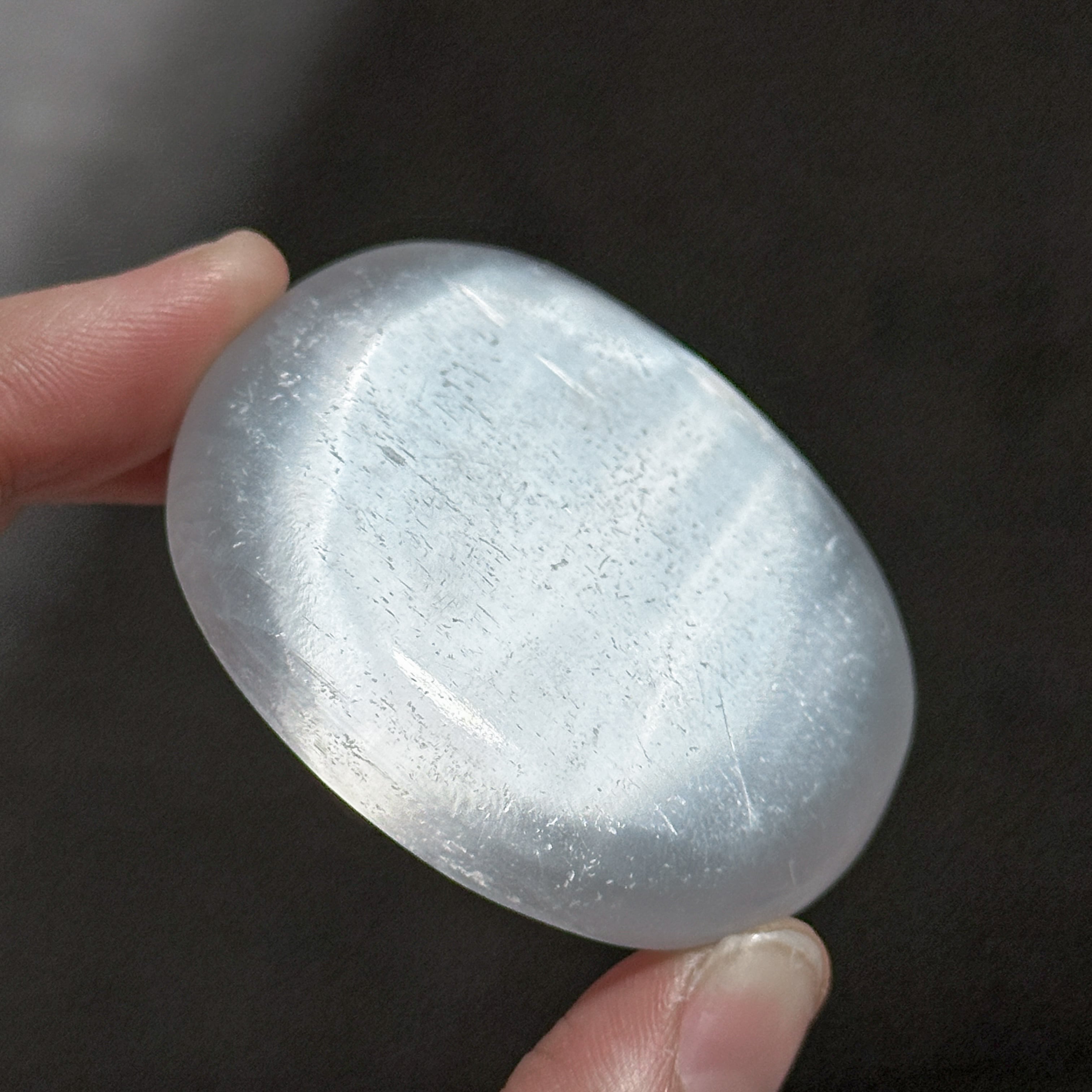 セレナイト パームストーン41♢Selenite♢天然石・鉱物