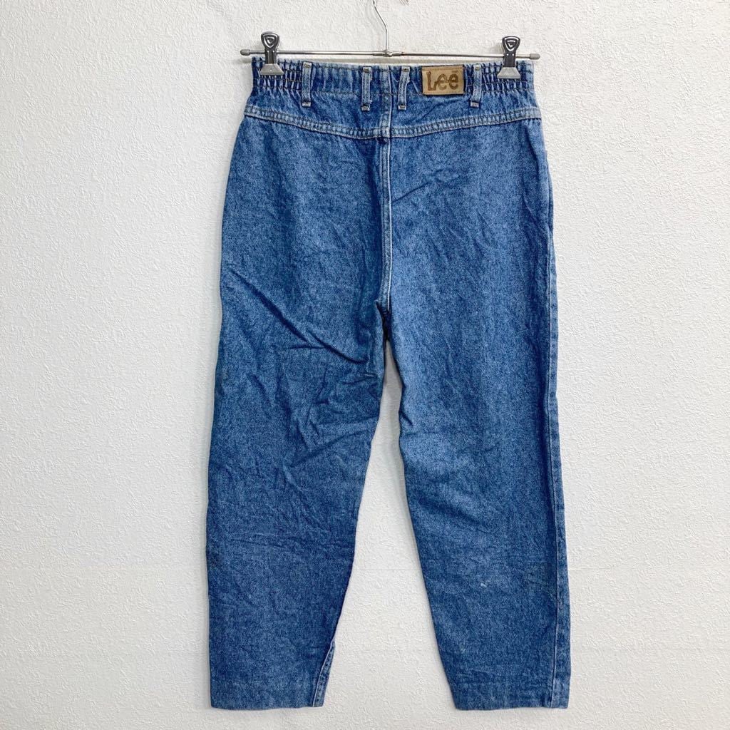 W29 Osaka ショップオリジナル デニムジーンズ デッドストック Lee デニムパンツ W29 リー レディース ウエストゴム ブルー コットン
