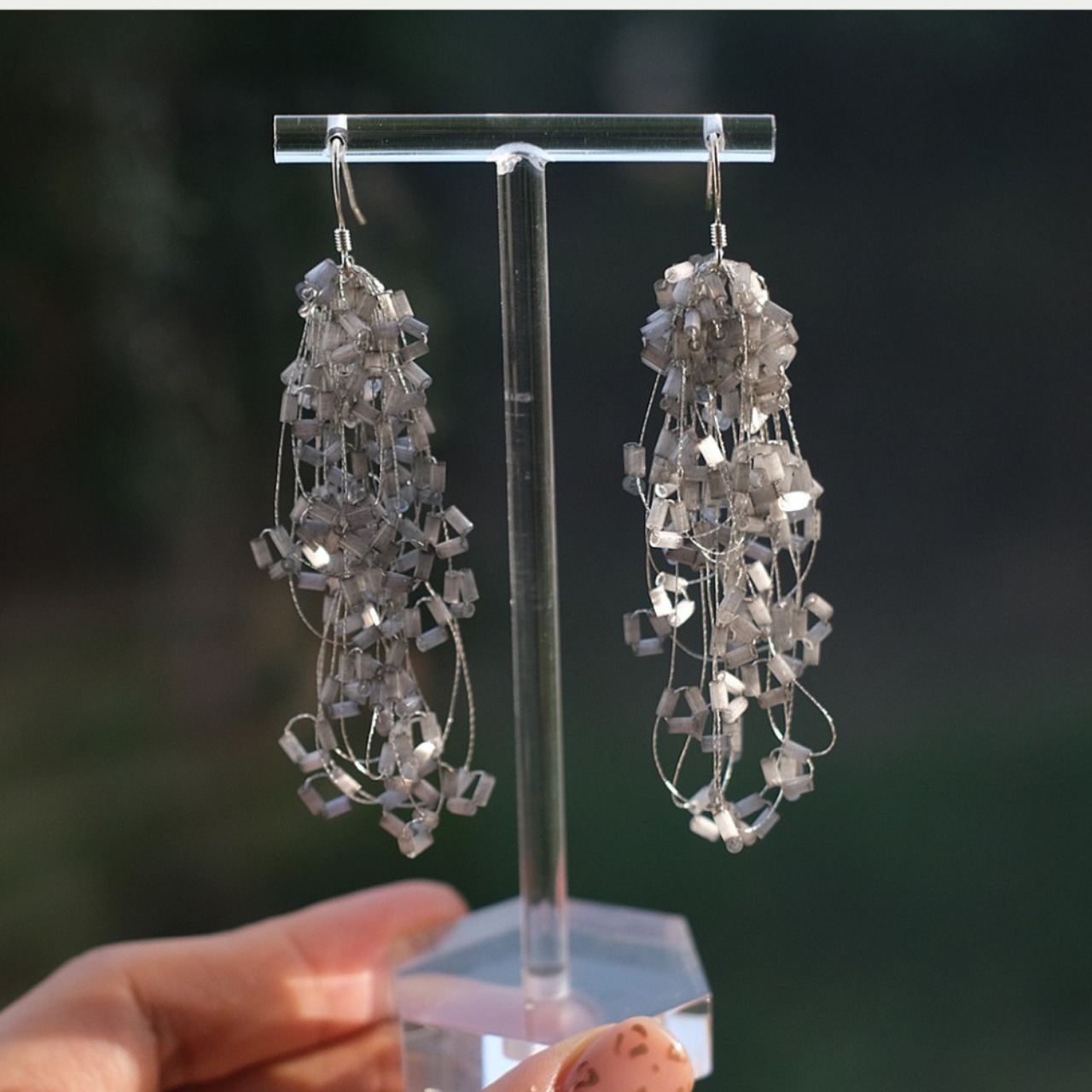 Long earrings T6082