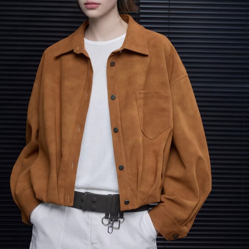 テクスチャーシャツジャケット ・20924