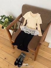 韓国子供服 / BANANA J / 26Autumn / キャンディ ボーダーTシャツ / 秋服 / キッズ *XS~JS*