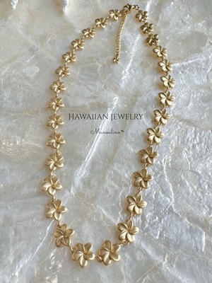 Plumeria choker Hawaiianjewelry(ハワイアンジュエリープルメリアチョーカー)