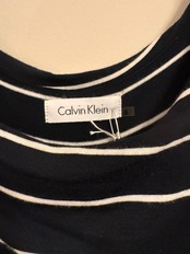 Calvin Kline ボーダーキャミソールワンピース