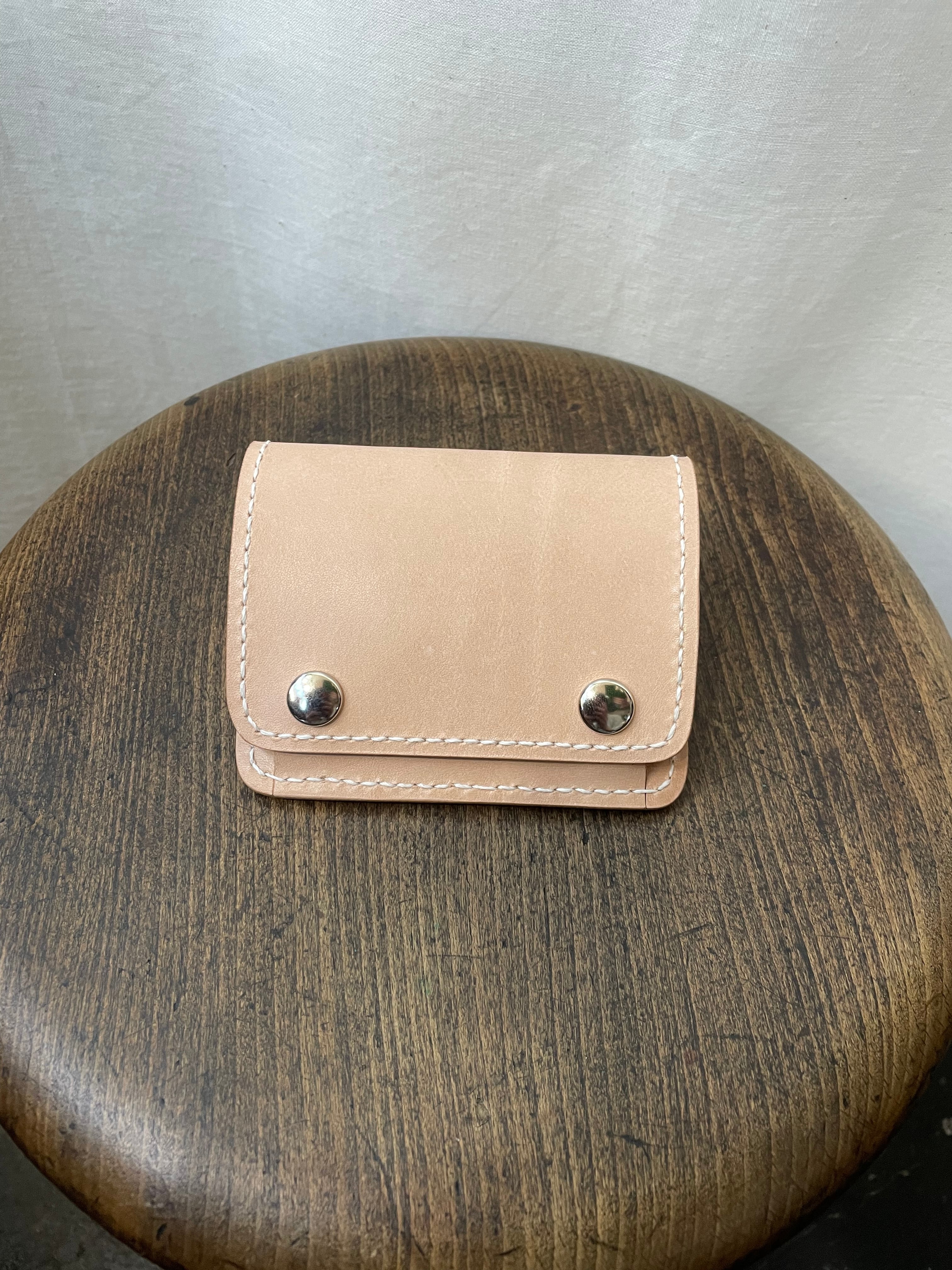 ハンドメイド ミニトラッカーウォレット 本革 レザー