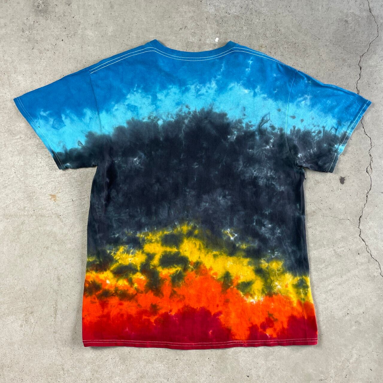 LED ZEPPELIN レッドツェッペリン タイダイ染め Tシャツ メンズL 古着 