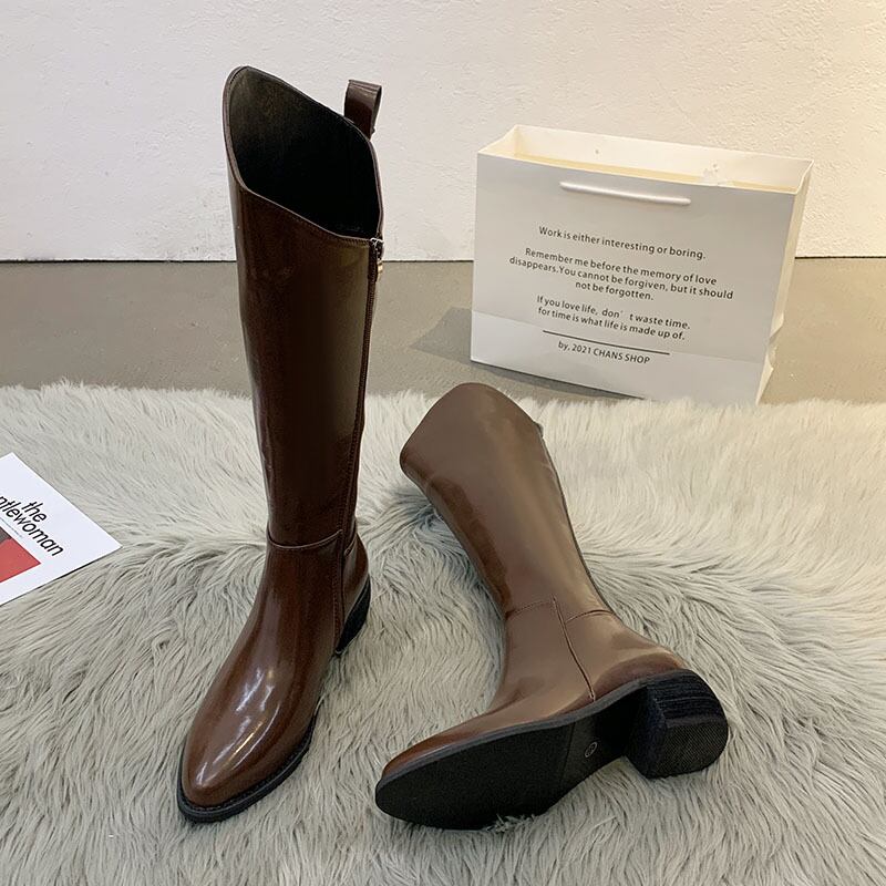 ブーツオータムスタイルロング 靴 シューズ 秋物 フェイクシューズ22586390324