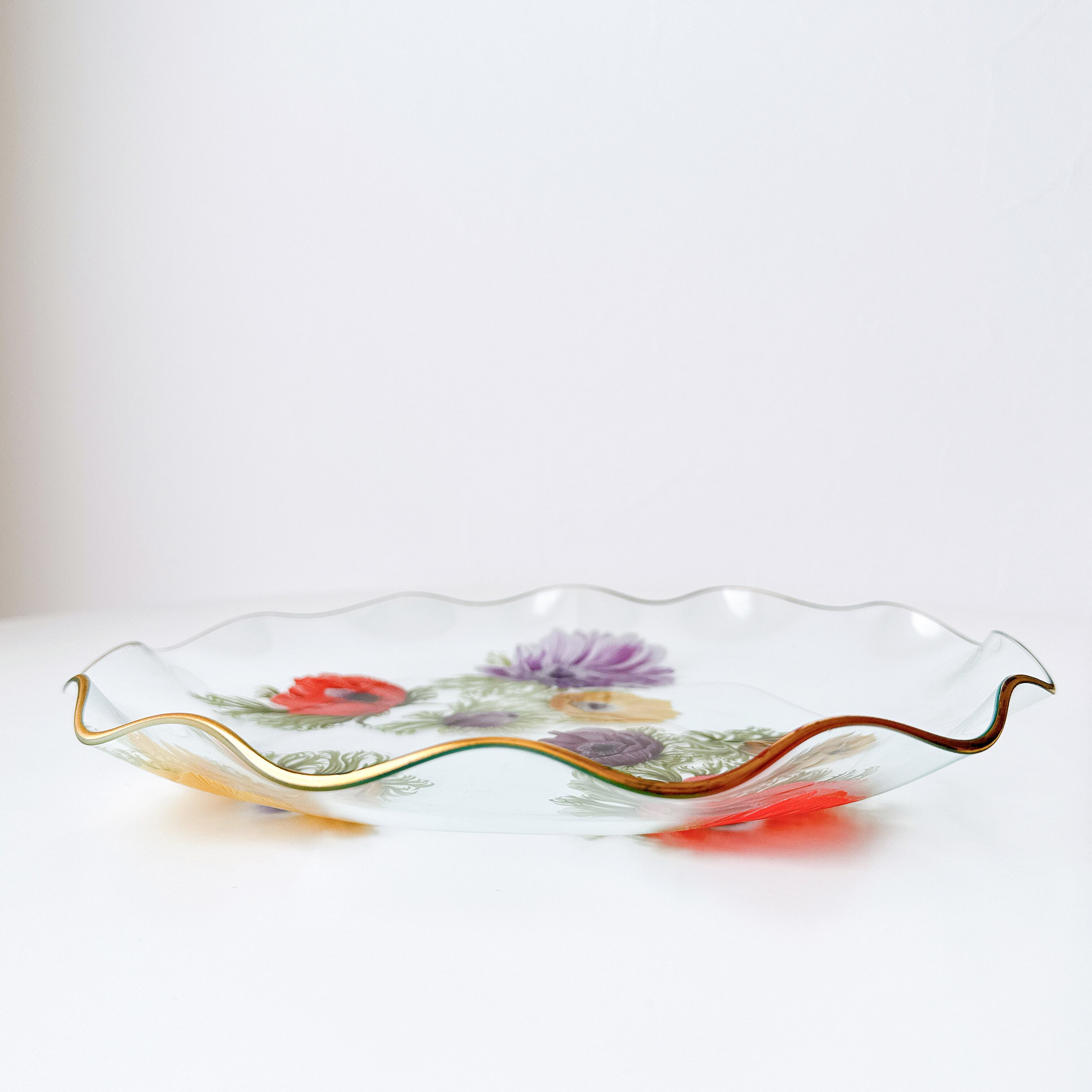 vintage】【England】Pilkington Chance Glass ピルキントン チャンス