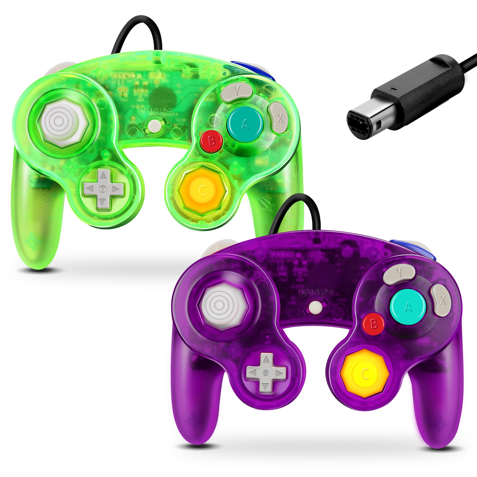 FIOTOK ゲームキューブコントローラー クラシック有線コントローラー