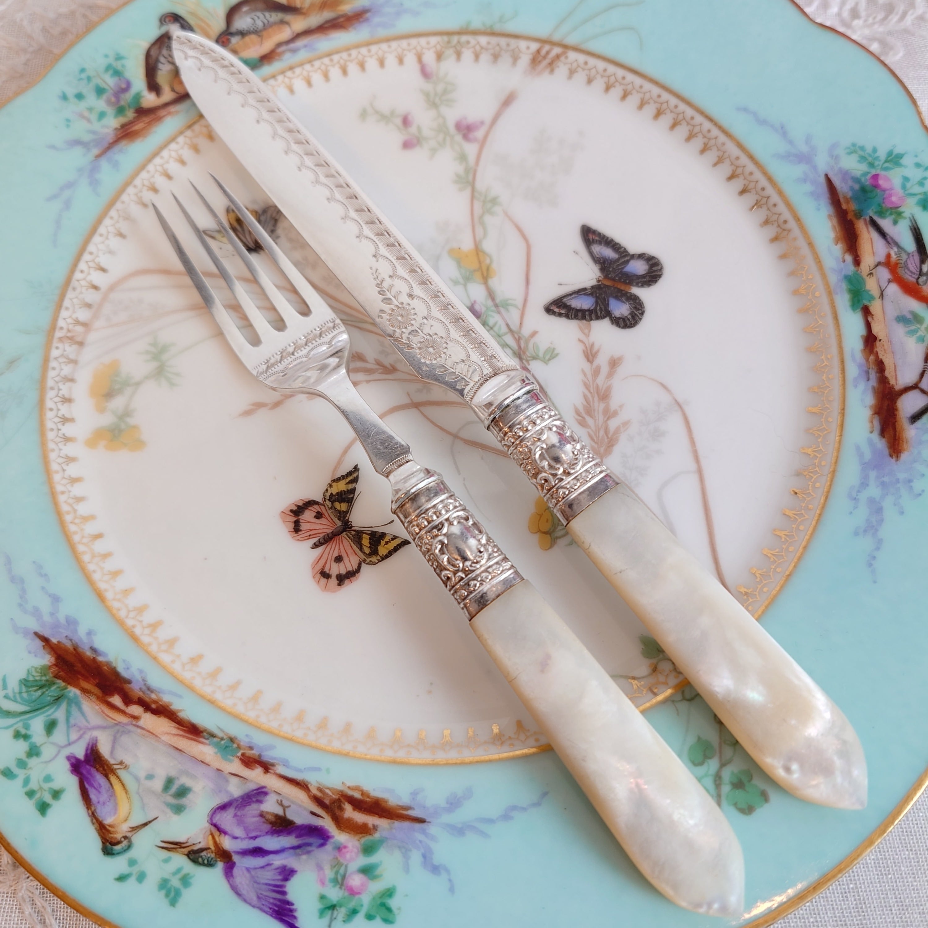 オールドノリタケ ローズガーランド カップ&ソーサー | Pay ID