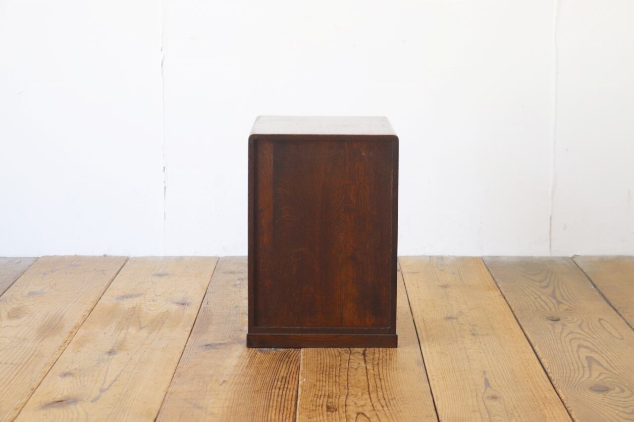 レトロ 卓上 小引き出し 抽斗 5杯 収納 小物入れ レターケース 閂式 B5