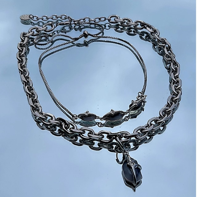 Double Chain Necklace E6220
