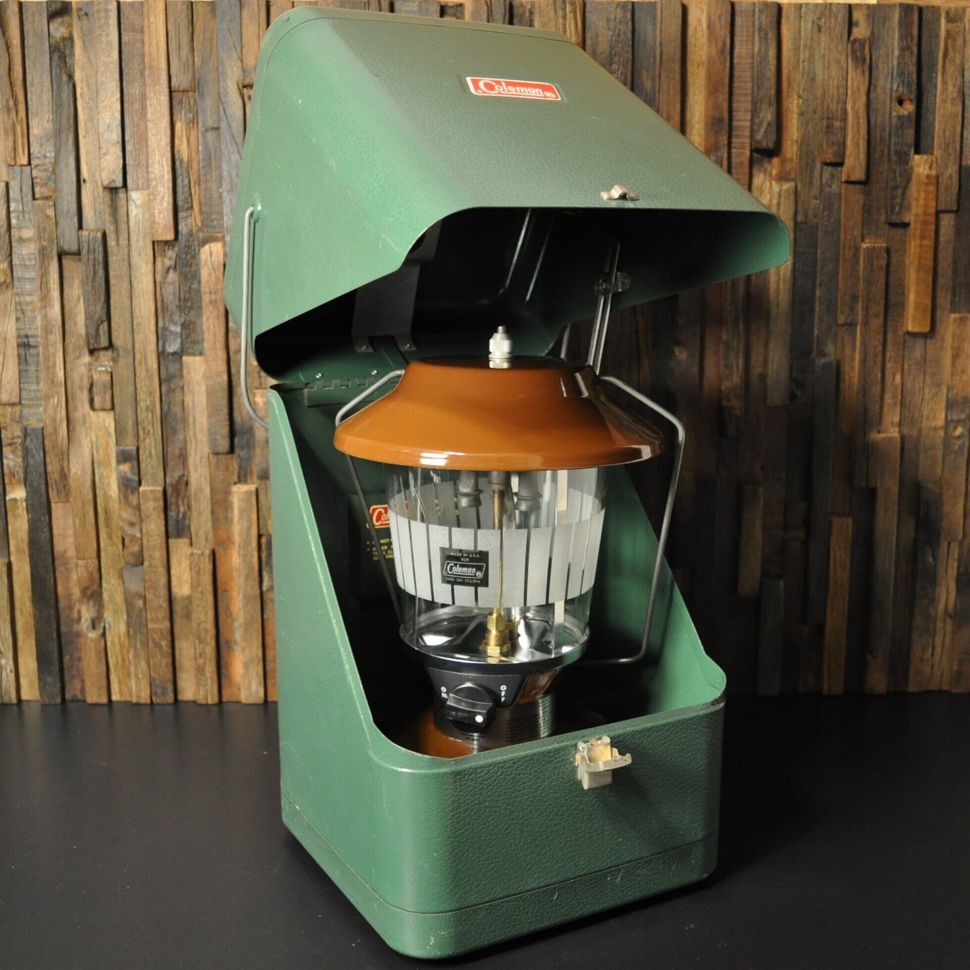 コールマン ガルウィング メタルケース グリーン ビンテージ 228/275
