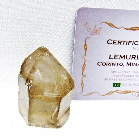レムリアンシード スモーキークォーツ 原石 ブラジル ミナスジェライス州 コリント産 一点物 171-7385